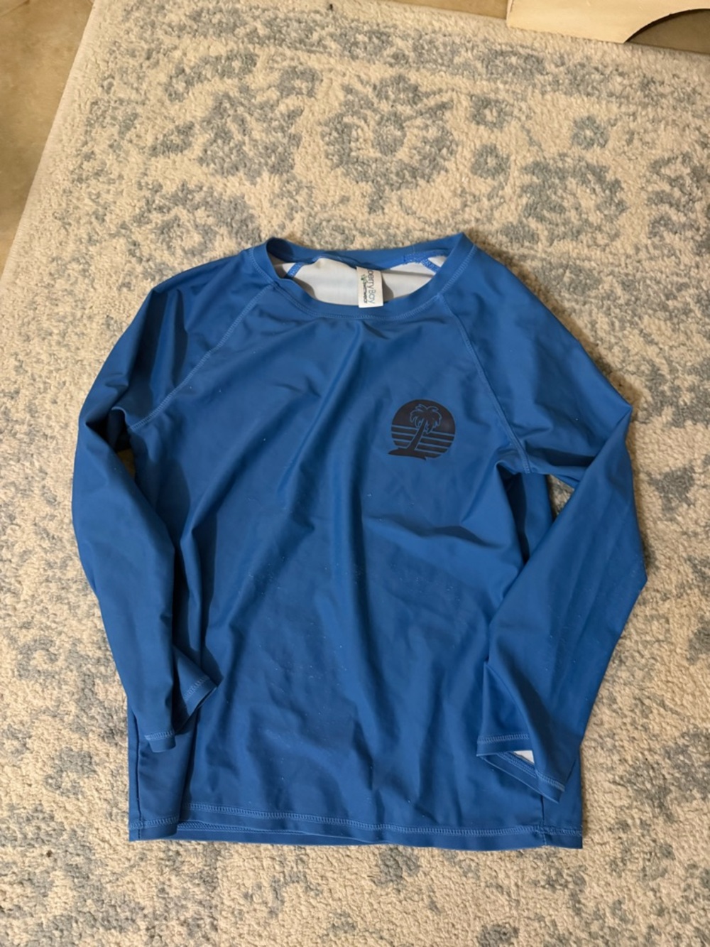 Blueberry Bay unisex spf rashguard size 12
